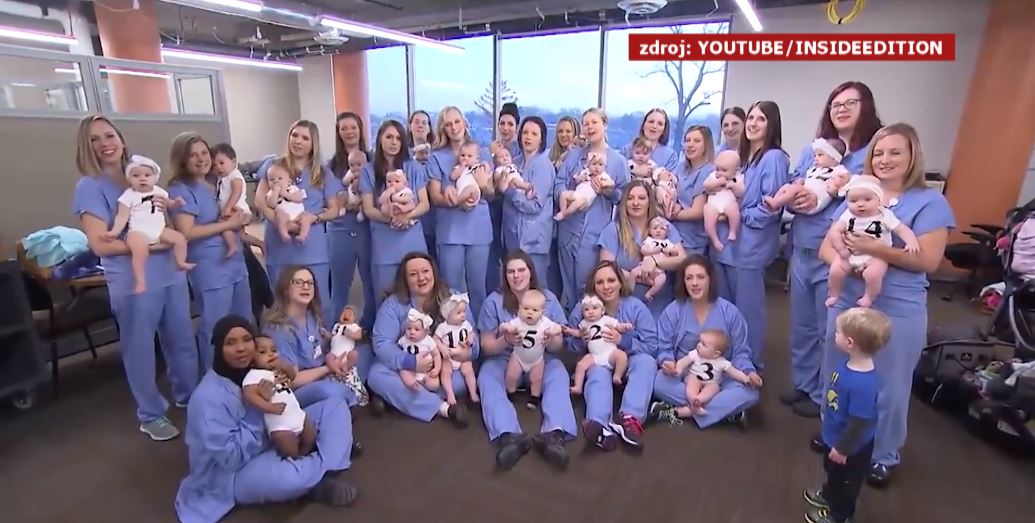 Jednatřicet pracovnic minnesotské nemocnice porodilo během jediného roku.