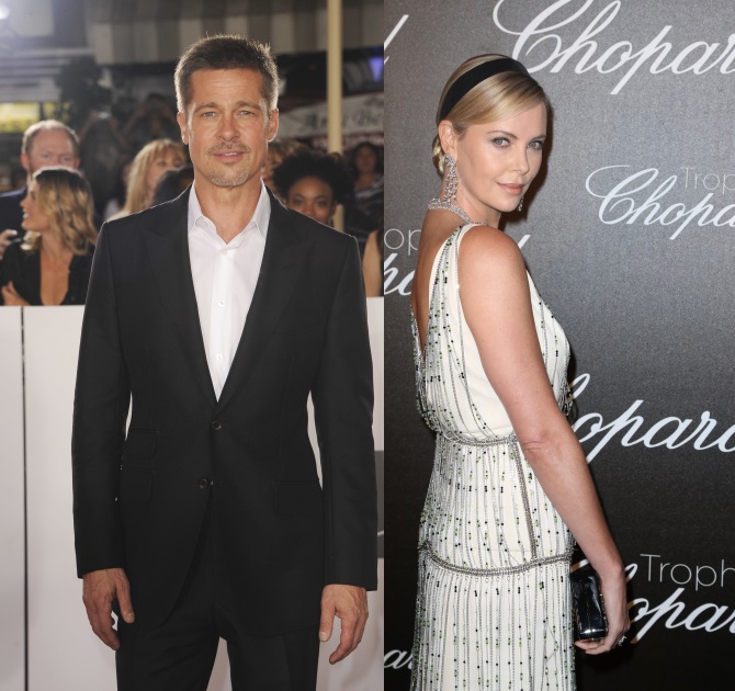 Brad pitt a Charlize Theron.