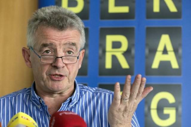 Šéf irských nízkonákladových aerolinií Ryanair Michael O'Leary.