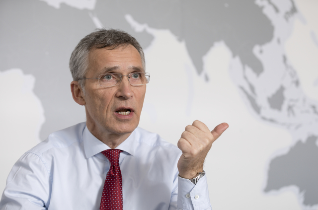 Generální tajemník NATO Jens Stoltenberg.