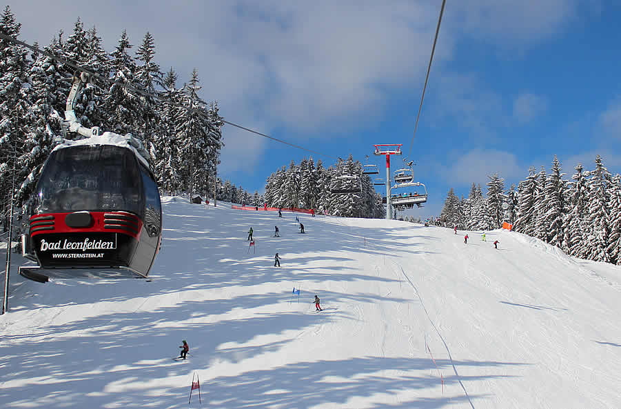 Skiareál Sternstein.