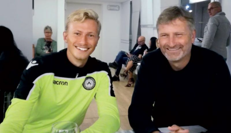 Antonín Barák starší (vpravo) přechází od reprezentace do Dukly. 