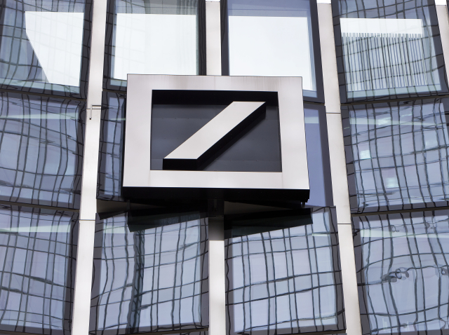 Logo Deutsche Bank.