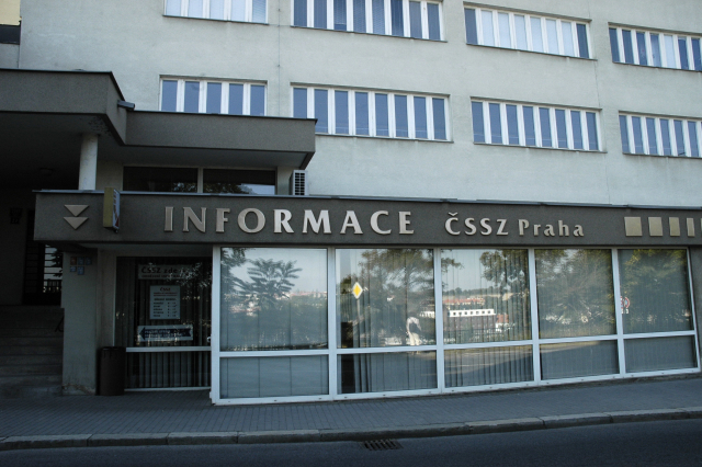 Česká správa sociálního zabezpečení v Praze na Smíchově.