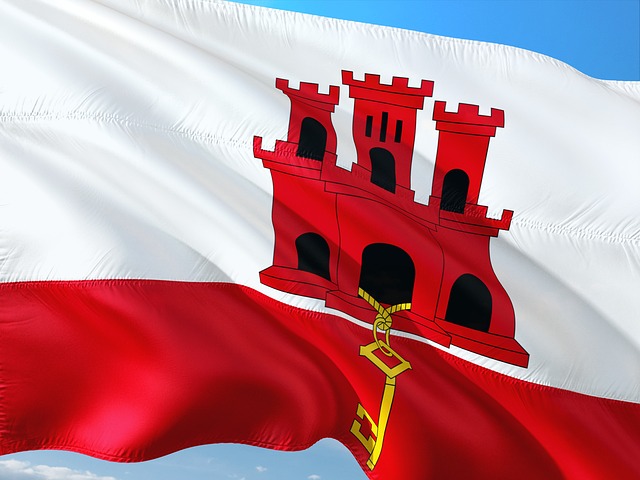 Vlajka Gibraltaru (ilustrační foto).