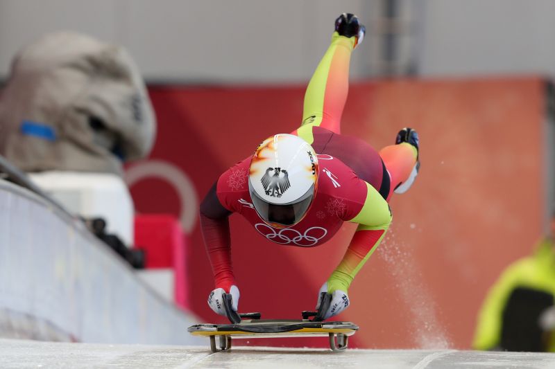 Anna Fernstädtová ještě v dresu Německa na zimní olympiádě 2018.