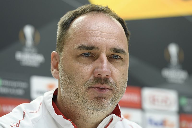 Trenér fotbalistů pražské Slavie Jindřich Trpišovský.