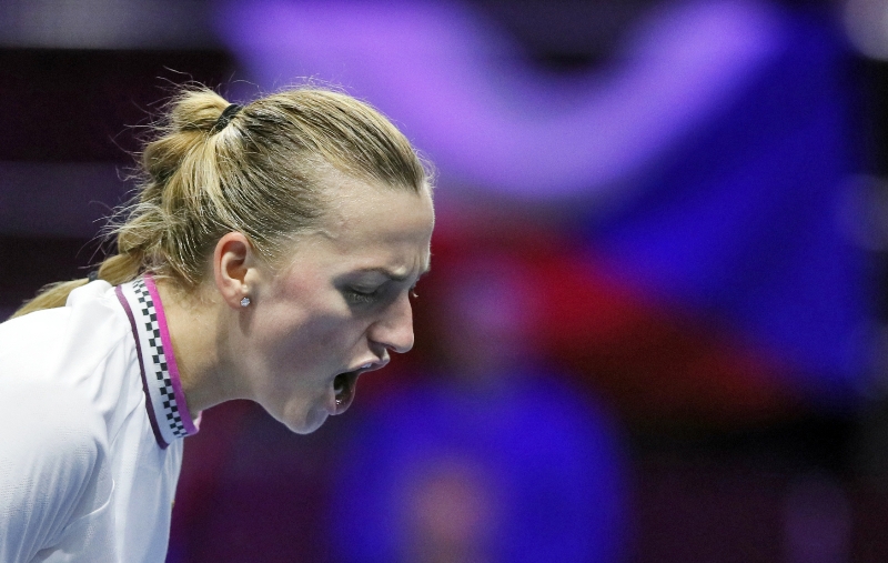 Petře Kvitévé dál patří druhé místo se ztrátou 1 100 bodů.