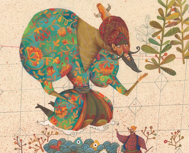 Íránská ilustrace.