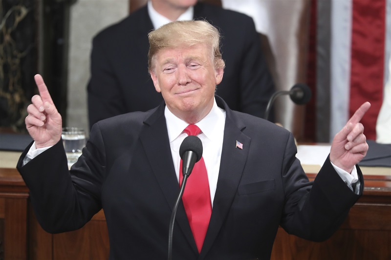 Donald Trump promluvil před Kongresem.