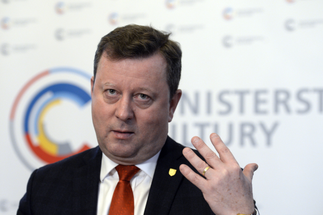 Ministr kultury Antonín Staněk.