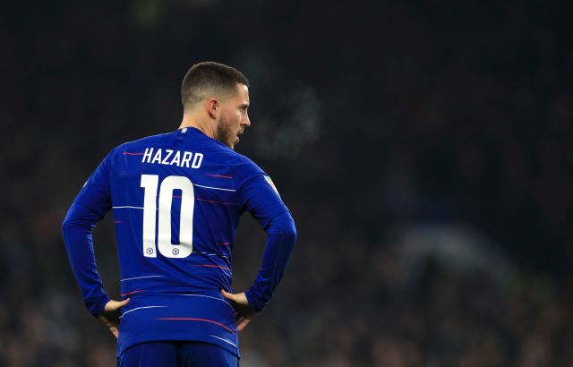 Eden Hazard v utkání proti Tottenhamu.