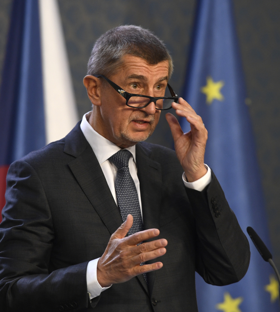 Český premiér A. Babiš.