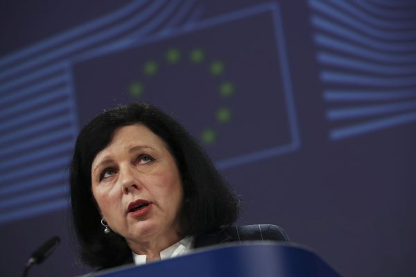 Eurokomisařka Věra Jourová.