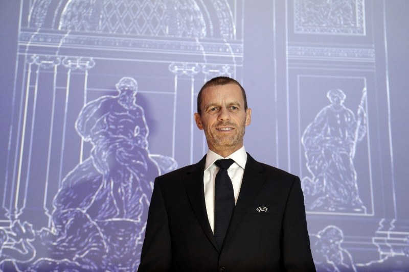 Aleksander Čeferin byl jediným kandidátem na předsedu UEFA. 