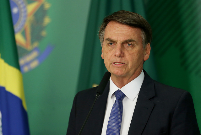 Brazilský prezident Jair Bolsonaro.