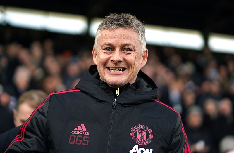 Trenér Manchesteru United Ole Gunnar Solskjaer.