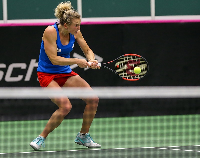 Kateřina Siniaková na rumunskou soupeřku Simonu Halepovou nestačila.