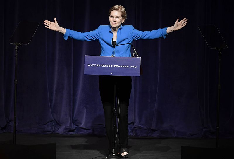 Demokratická senátorka Elizabeth Warrenová.