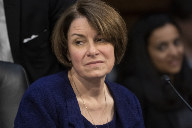 Demokratická senátorka Amy Klobucharová.