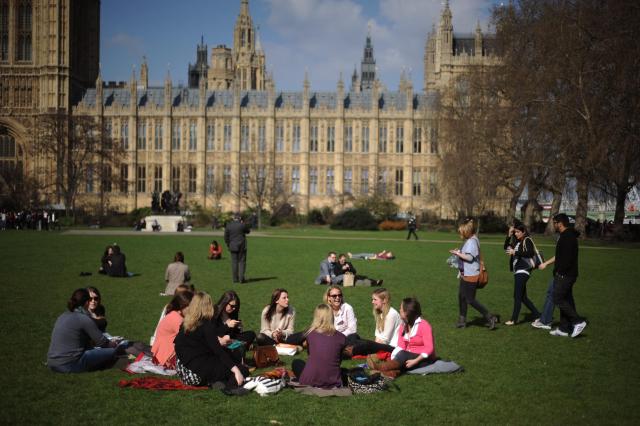 Victoria Tower Gardens.