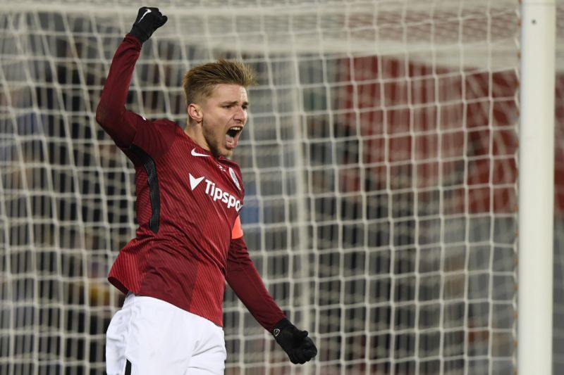 Martin Frýdek zařídil Spartě výhru gólem z penalty.