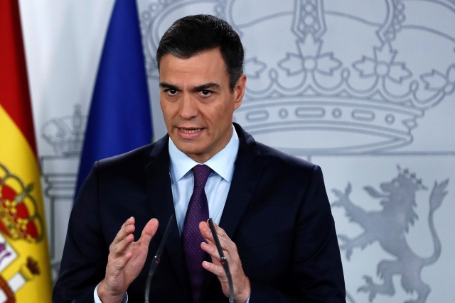 Španělský premiér Pedro Sánchez.