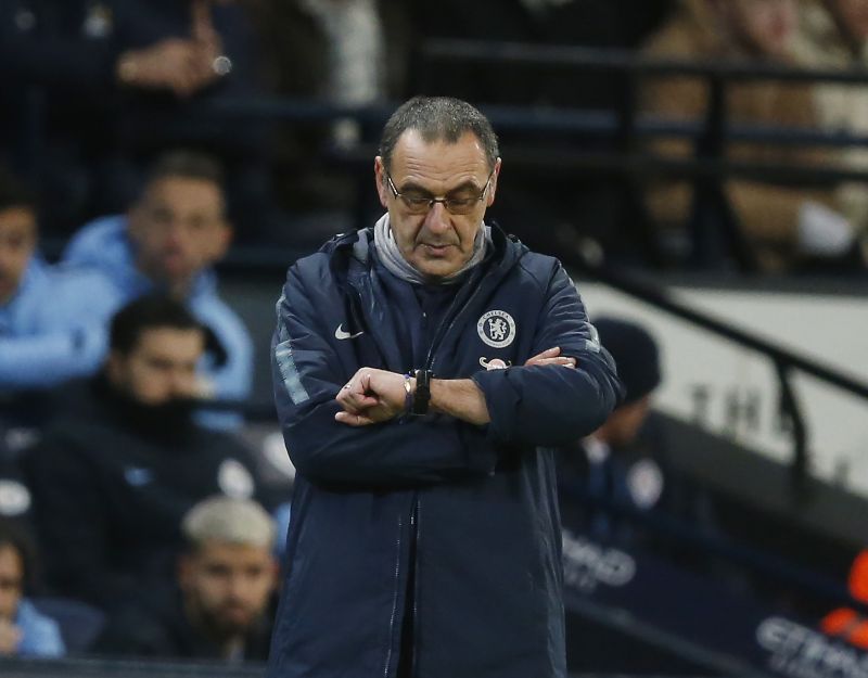 Trenér Chelsea Maurizio Sarri.