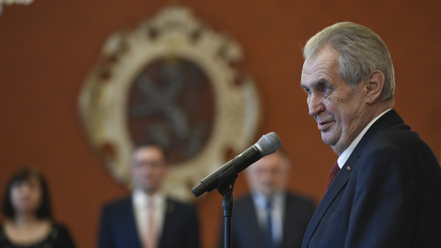 Prezident Miloš Zeman.