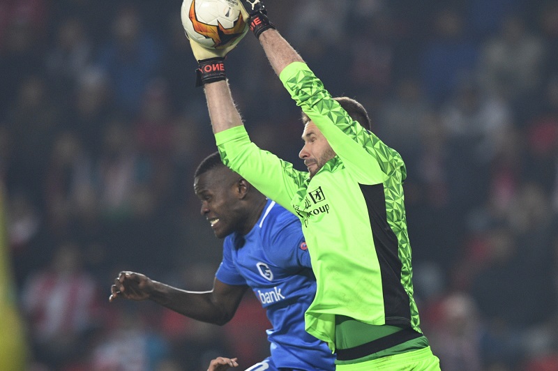 Už čtvrtou nulu ze sedmi zápasů v této sezoně Evropské ligy udržel brankář fotbalistů Slavie Ondřej Kolář.