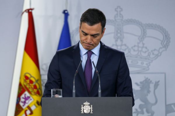 Španělský premiér Pedro Sánchez.