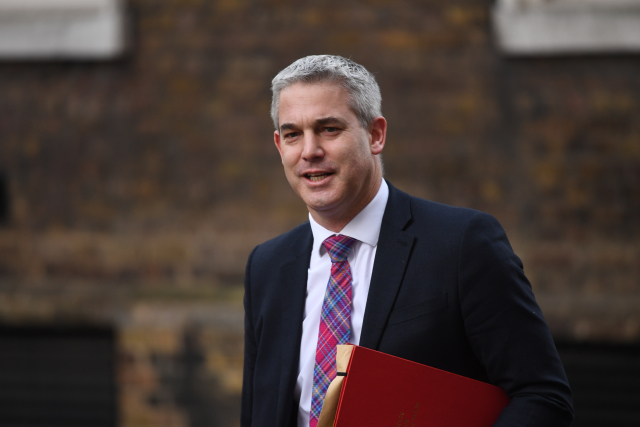Britský ministr pro brexit Stephen Barclay.