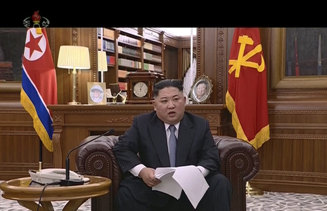 Severokorejský vůdce Kim Čong-un.