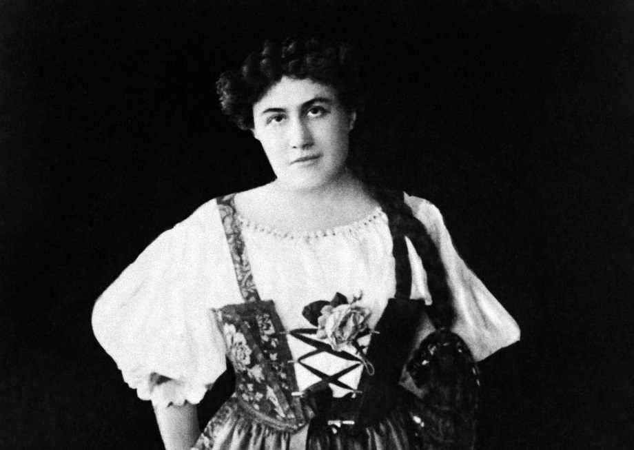 Ema Destinová jako  Mařenka v New Yorku v roce 1909.