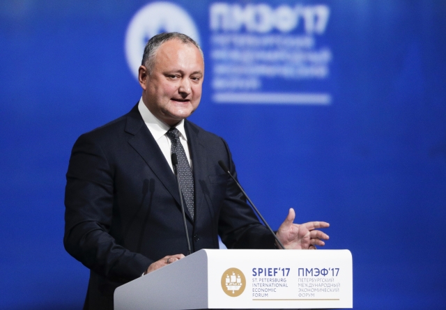 Prezident Moldavska Igor Dodon.