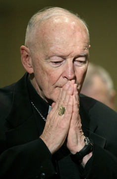 Propuštěný kardinál Theodor McCarrick, který byl obviněn ze sexuálního zneužívání.