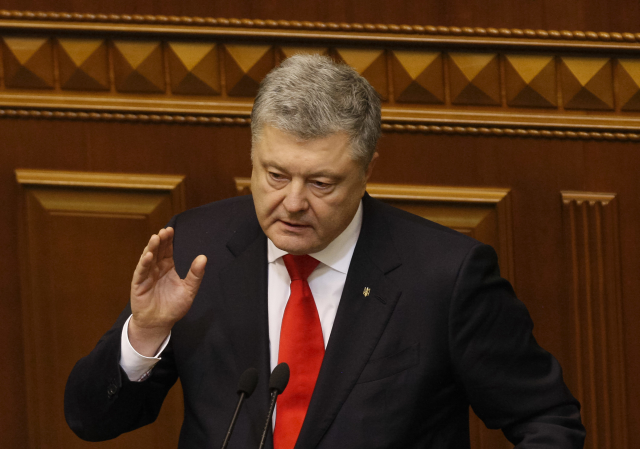 Ukrajinský prezident Petro Porošenko.