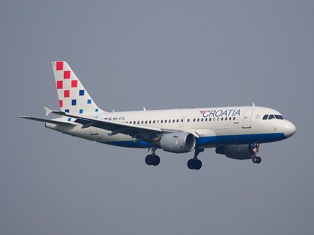 Letadlo společnosti Croatia Airlines.