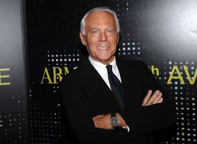 Giorgio Armani.