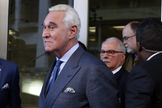 Bývalý volební poradce Trumpa Roger Stone.