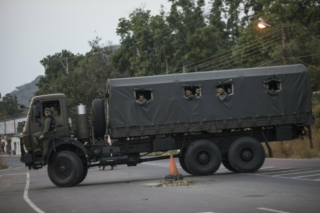 Hranice mezi Kolumbií a Venezuelou.