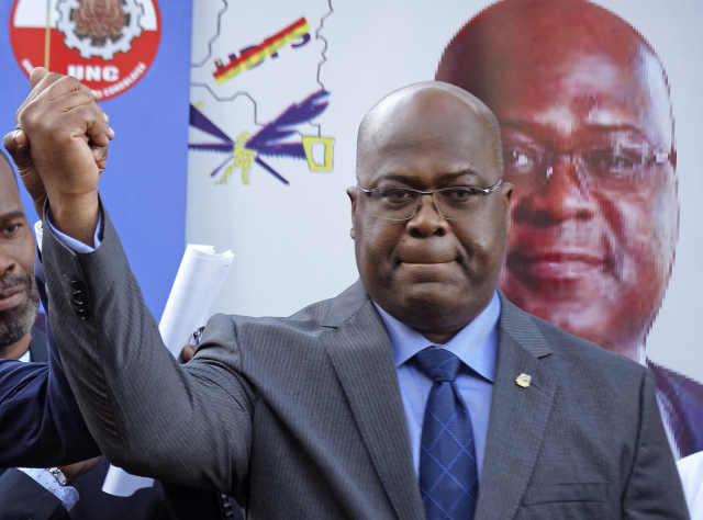 Soudem uznaný konžský prezident, Félix Tshisekedi.