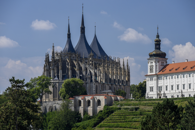 Chrám sv. Barbory v Kutné Hoře.