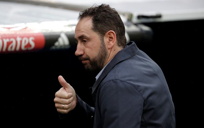Trenér fotbalistů Sevilly Pablo Machín.
