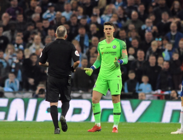 Gólman Kepa. 