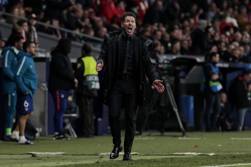 Trenér Atlética Madrid Diego Simeone.