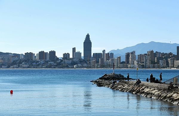 Španělské letovisko Benidorm.
