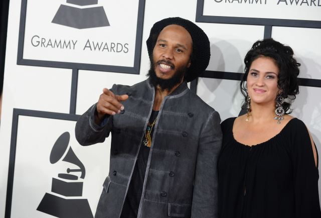 Ziggy Marley se svou ženou Orly Marleyovou.