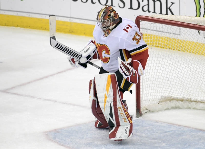David Rittich pustil za svá záda jediný gól a Calgary zvítězilo těsně 2:1.