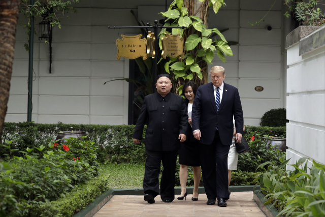 Donald Trump a Kim Čong-un.